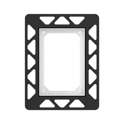 TECEfilo - ramka montażowa do pisuaru do montażu zlicowanego, czarna