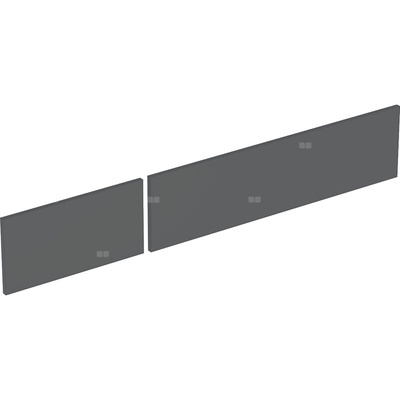 Zestaw frontów szuflad (2 szt.) do dolnej szafki pod umywalkę GEBERIT, kol. lava matowy szer.1350 mm