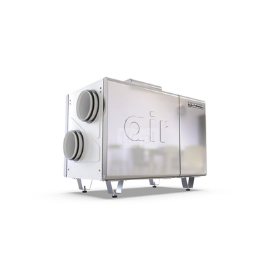 Centrala wentylacyjna DRX PLUS 600 H o wydajności 600m3/h z kompletem mocowań ściennych, wyświetlacz dotykowy 5" z wymiennikiem entalpicznym