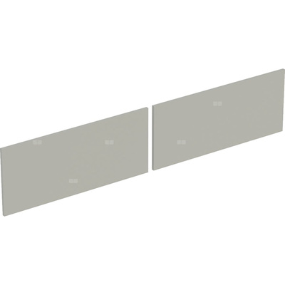 Zestaw frontów szuflad do dolnej szafki pod umywalkę GEBERIT, kol. szary szer.1600 mm