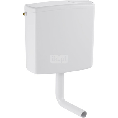 Spłuczka natynkowa GEBERIT AP140, 405 x 410 x 138 mm, sposób zawieszenia:niski, zieleń mchu