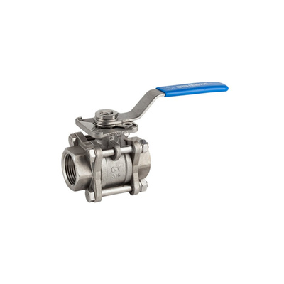 Kurek kulowy gwintowany ze stali 316 ART. 2025 PN63 DN 80