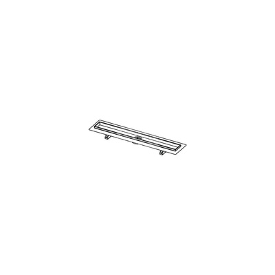 TECEdrainline - Rynny odpływowe proste z kołnierzem i taśmą uszczelniająca Seal System 1500 mm
