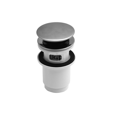 Zestaw odpływowy do umywalki PERFEXIM SPPT01E chromowany 2 3/4'', przycisk duży okrągły wypukły