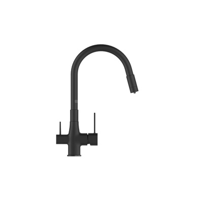 Bateria zlewozmywakowa z filtrem Glamour czarny