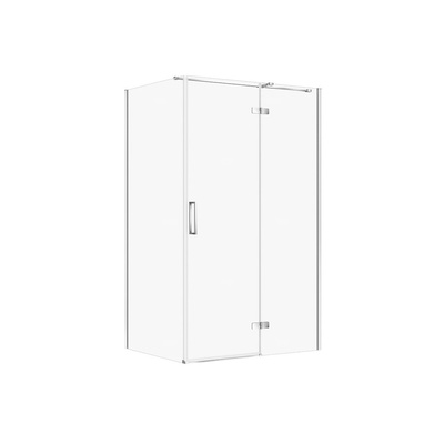 KABINA PRYSZNICOWA CITY Z ZAWIASAMI CHROM 120X90X195 PRAWA TRANSP