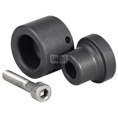 Króciec, tuleja, śruba fi 25 mm, Zestaw