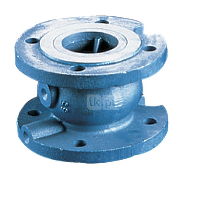 Zawór zwrotny kołnierzowy, zamkniecie grzybkowe wspomagane sprezyna, typ 402V, DN 125, PN16