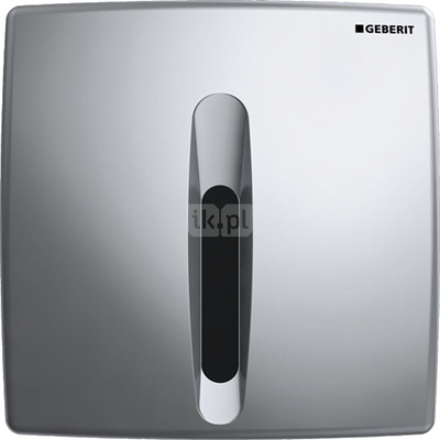 Elektroniczny zawór spłukujący Geberit do pisuaru, Basic, zasilanie bateryjne, chrom-mat