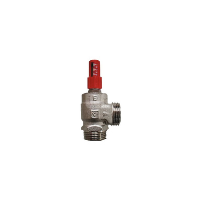 Zawór przelewowy HERZ 4004 (figura skośna) mosiądz (niklowany) PN10 GW DN 20 x DN 20
