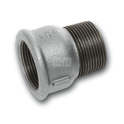 Przedłużka SANHA 529a#, żeliwo (ocynk galwaniczny/elektrolityczny) (ocynk), 1 1/4'' (GW x GZ)