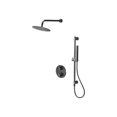 SET B916 ZESTAW PODT. Z BATERIĄ TERMOST. WAN-NATR ZEN CZARNY GUN METAL