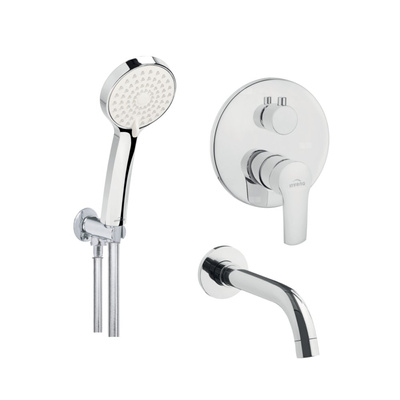 Zestaw wannowy podtynkowy VERSO chrom