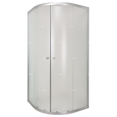 Półokrągła kabina prysznicowa Vitoria szkło mrożone