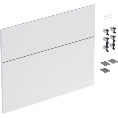 Zestaw frontów szuflad (2 szt.) do dolnej szafki pod umywalkę GEBERIT iCon, kol. biały matowy szer.750 mm