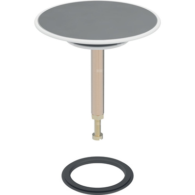 Korek zaworu Geberit: biały/chrom błyszczący