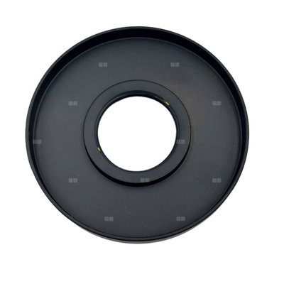 Rozeta wylewki do baterii podtynkowej, czarny