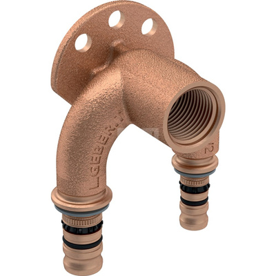 Trójnik GEBERIT Mepla mosiądz 20 mm x 1/2'' x 26 mm (końcówka wciskowa x GW x końcówka wciskowa)