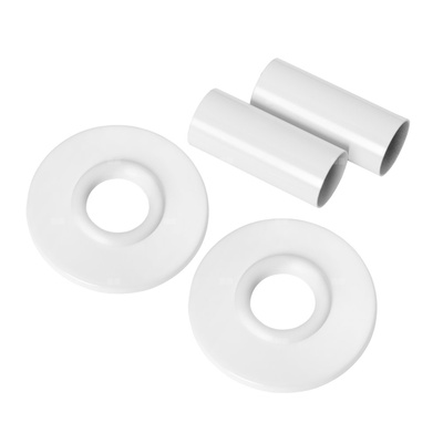 Grzejnik łazienkowy drabinkowy biały z akcesoriami