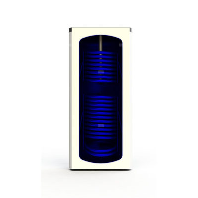 SB-301.PL_Wymiennik c.w.u. stojący z dwiema wężownicami 300l