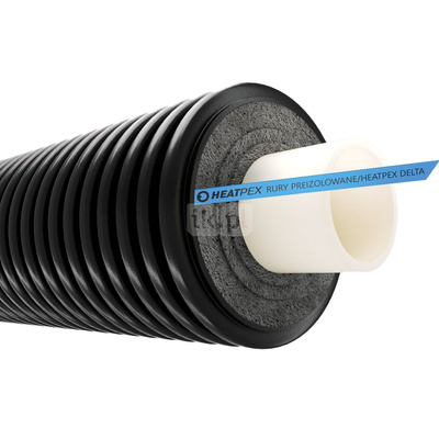Rura preizolowana pojedyncza HEATPEX DELTA PEX SANI UNO 50/160