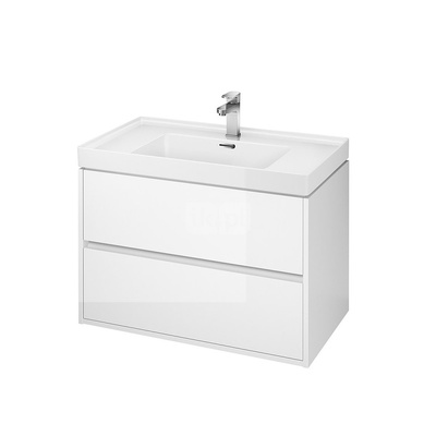 SET B105 CREA 80 BIAŁY ZMONT ( SZAFKA +UMYWLAKA) WIR