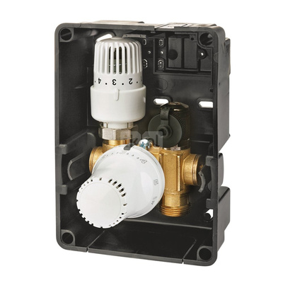 Ogranicznik temperatury powrotu i regulator pokojowy Premium RTL Kombi UP DUO - wersja zasłonięta