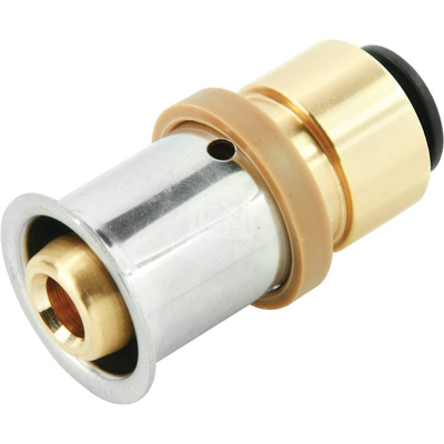 Łącznik mosiężny Press/Click - 16x8 mm