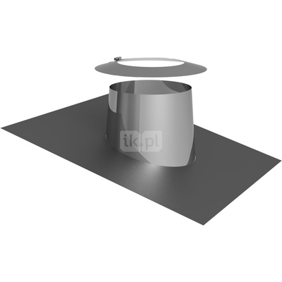 Przejście przez dach 5-15st. z płaszczem ołowianym i kołnierzem fi130/200mm