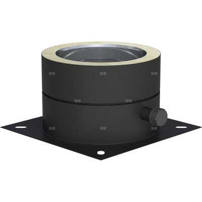 Płyta fundamentowa fi 180mm z odpływem skroplinw bok montaż na cokole w bok montaż na cokole