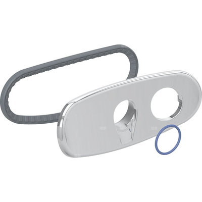 Pokrywa z zestawem uszczelek, do Geberit AquaClean 8000plus: Chrom błyszczący