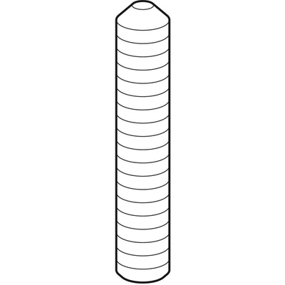 Kołek gwintowany Geberit do ścianki międzypisuarowej z tworzywa sztucznego