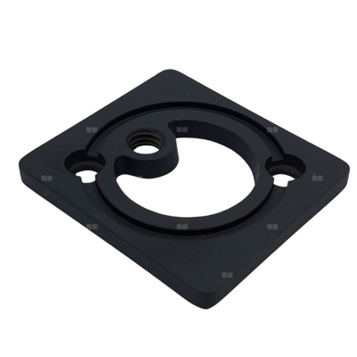 Pierścień pod baterię umywalkową Paros, czarny