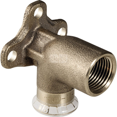 Kolano 90' GEBERIT Mapress Kupfer, brąz, 1/2'' x 18 mm (GW x mufa zaprasowywana), 36 mm