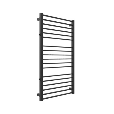 Grzejnik drabinkowy INSTAL-PROJEKT PIKO, wym. 1129 x 430 mm, kolor czarny/black mat, moc 419W