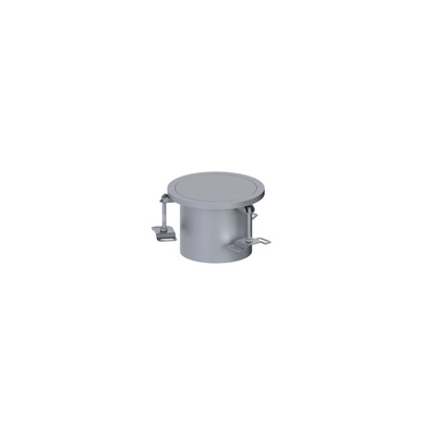 Nasada Ferrofix 185, higieniczna, z cieczo-/gazoszczelna pokrywą d250, L15