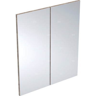 Front (2 szt.) do szafki z lustrem 60cm z 2 drzwiami GEBERIT NOVA PRO PREMIUM, kol. ciemny orzech szer.600 mm