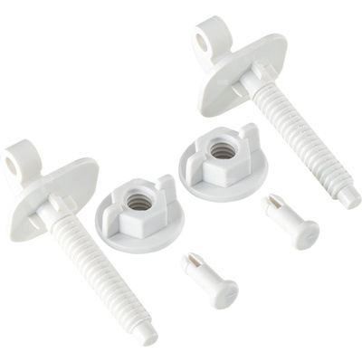 Śruby mocujące z tworzywa do deski sedesowej SOLO (70130)