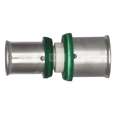 Złączka HERZ redukcja, PPSU, 20x2 x 16x2 (zacisk)