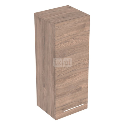 Geberit Selnova Square Szafka boczna, B33cm, H85cm, T29.7cm, z jednymi drzwiami, orzech włoski hickory