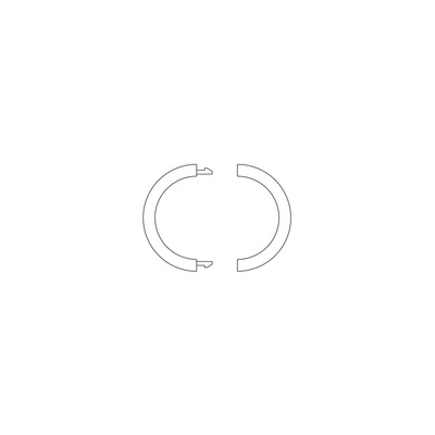 Pierścień dekoracyjny do termostatów Uni XH, Uni LH, antracytowy, (kpl.=5 szt.)