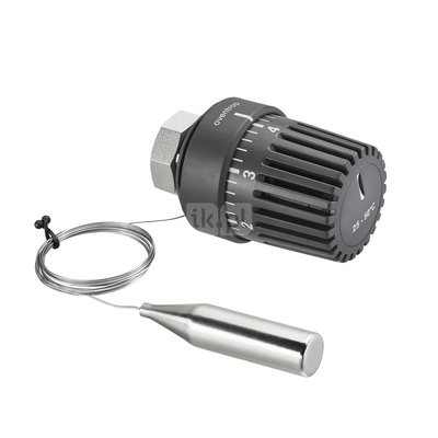 Termostatyczny regulator temperatury obiegu grzewczego z czujnikiem przylgowym, 25 - 50 st.C