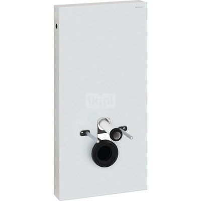 Moduł sanitarny do WC wiszącego GEBERIT Monolith, 1010 mm x 480 mm x 106 mm, front: biały, bok: aluminium