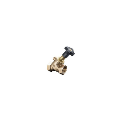 Zawór skośny PN25, DN 10, R 3/8GW, z uszczelnieniem z PTFE, z brązu
