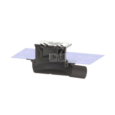 Wpust Ultraflat 79 DN 50 z nasadką z rusztem szczelinowym