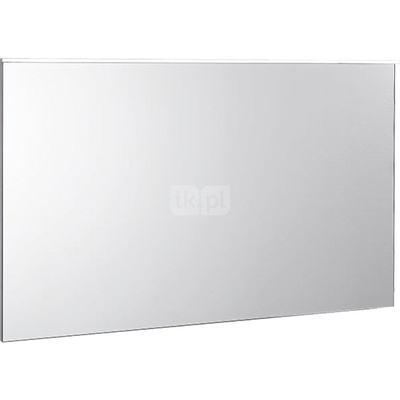 Podświetlane lustro Geberit Xeno², z bezpośrednim i pośrednim oświetleniem: 120x71cm, Aluminium szczotkowane
