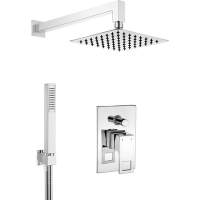 Komplet podtynkowy natryskowy anemon chrom