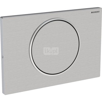 Przycisk uruchamiający Geberit Sigma10, przedni, stal nierdz.-polerowana-szczot., okrągły