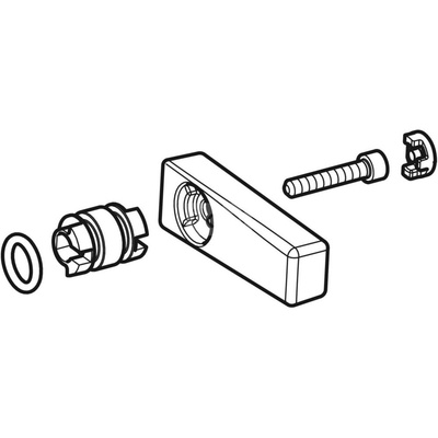 Zestaw dźwigni mieszacza Geberit do baterii umywalkowej typ 186