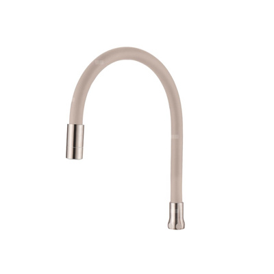 DWUFUNKCYJNA ELASTYCZNA WYLEWKA DO BATERII ZLEWOZ, INOX/BEŻOWA